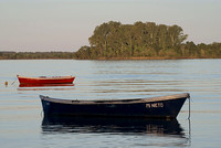 Dos botes en el Río Uruguay